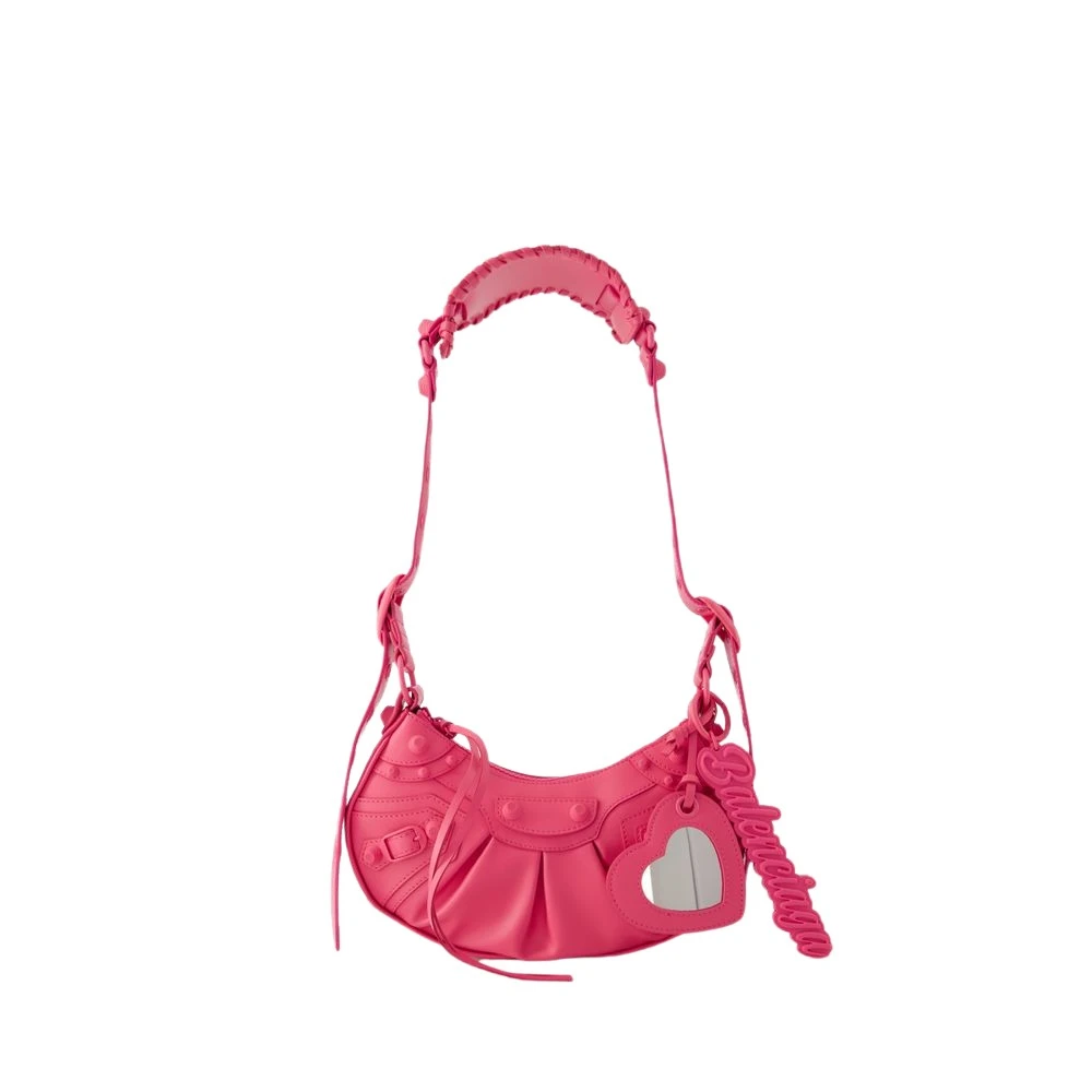 Balenciaga Fuchsia Bubblegum Tas met Studs Pink Dames