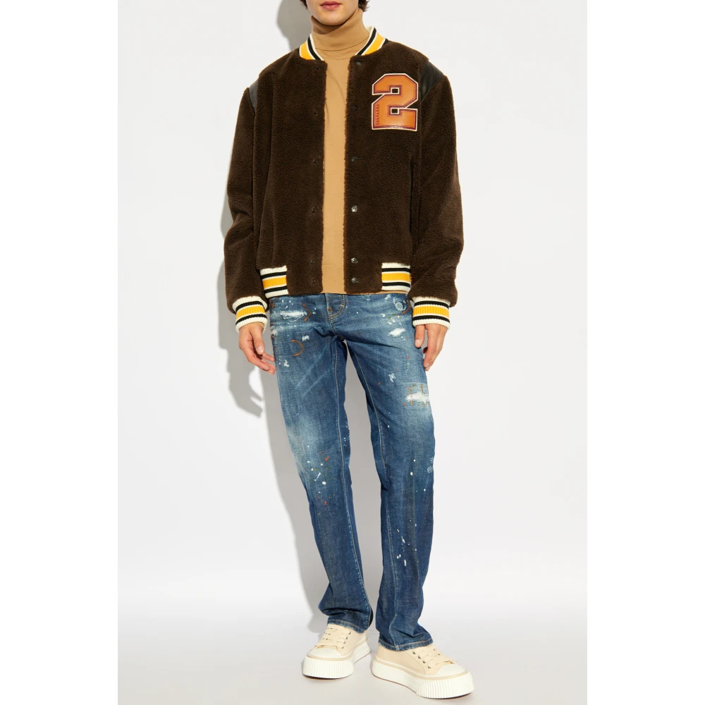 Dsquared2 'Bomber' jack Brown Heren