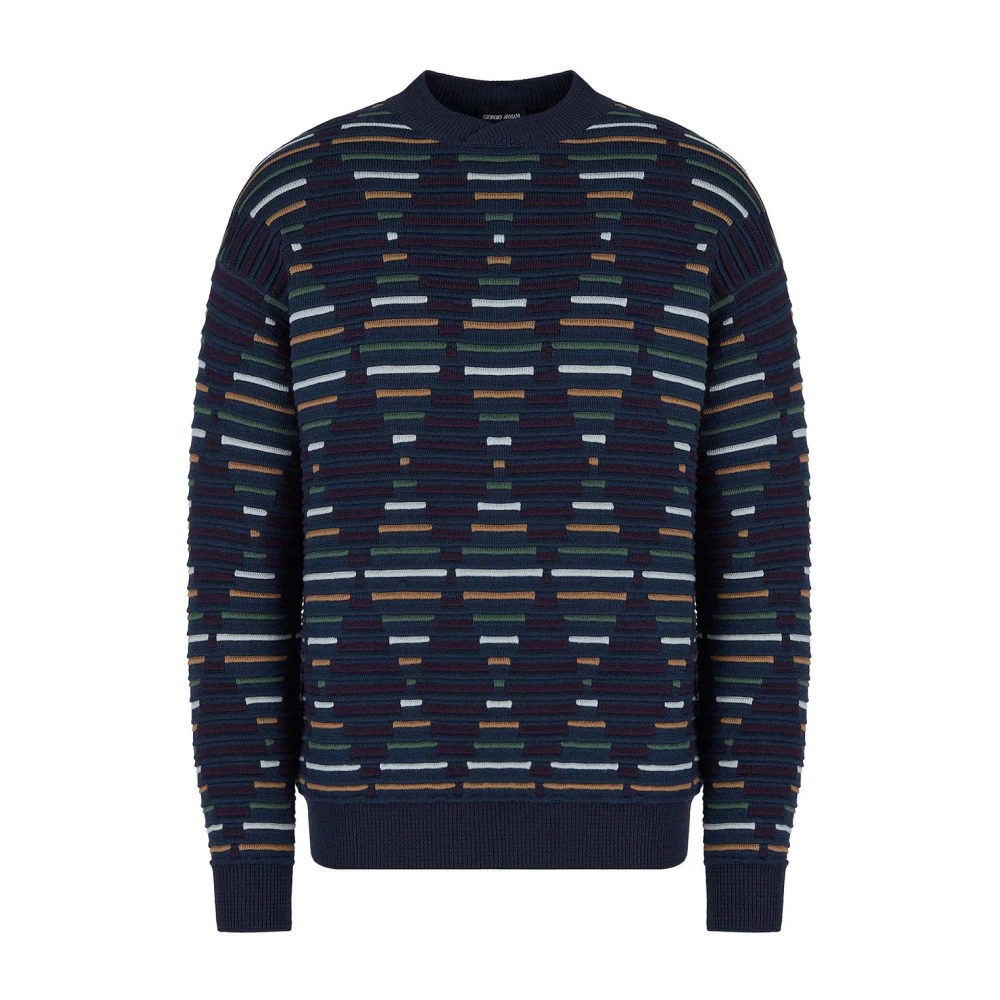Knitwear > Round-neck Knitwear - - Giorgio Armani - Modalova