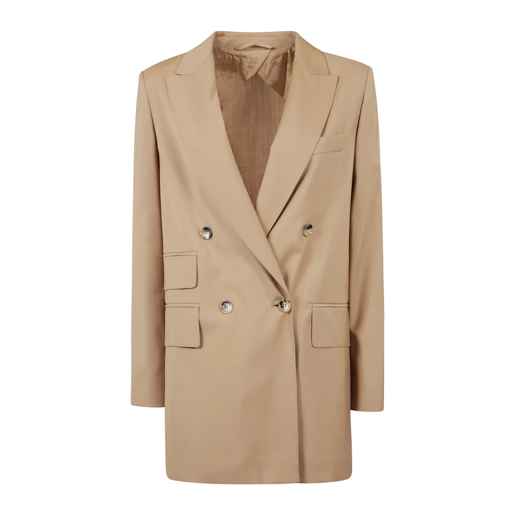 Max Mara Stijlvolle Kameeljas voor Vrouwen Brown Dames