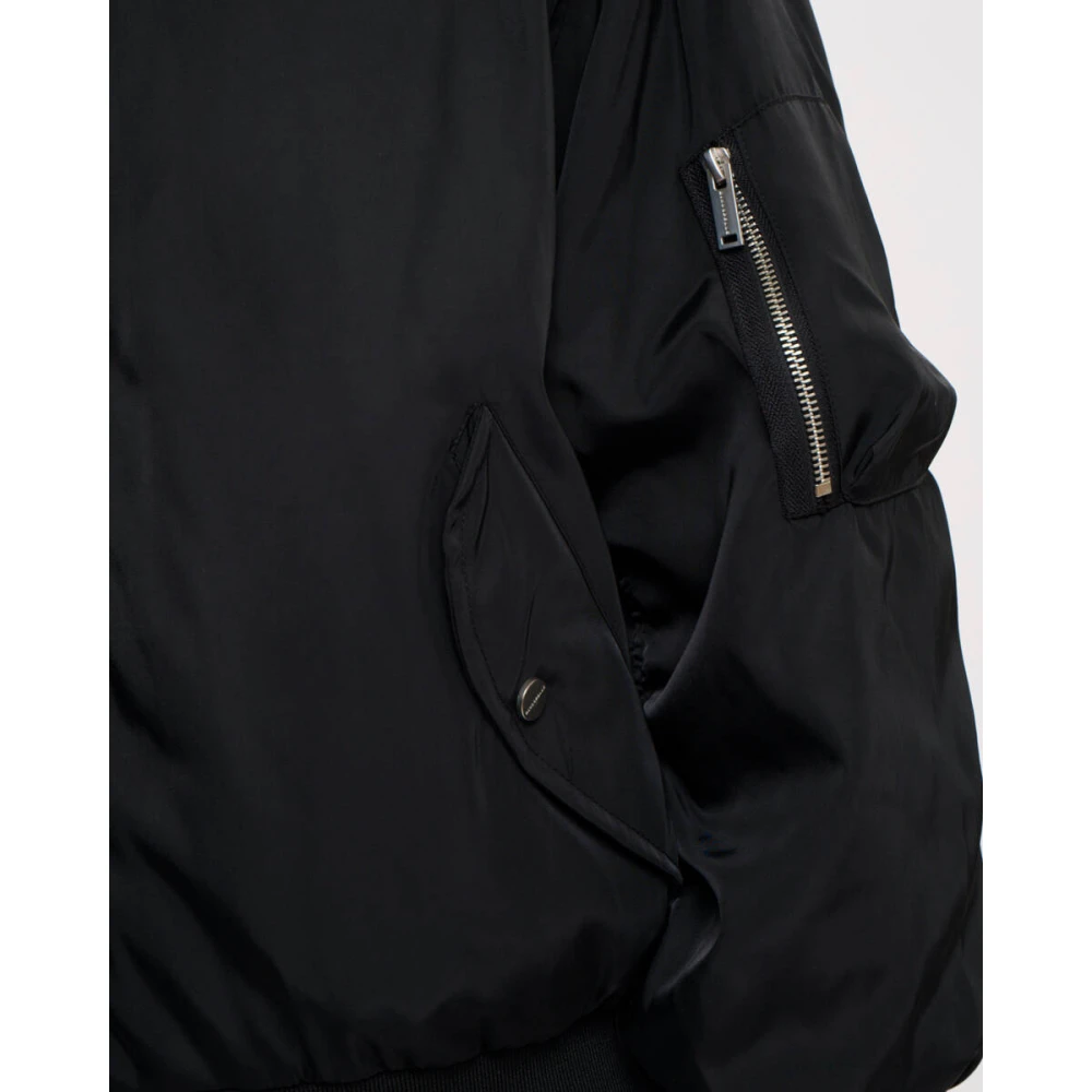 Rino&Pelle Reversible Bomber Jacket Black Dames