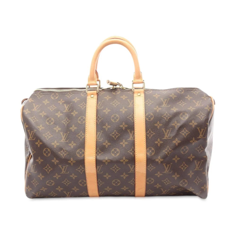 Louis Vuitton Vintage Women's Brown Pre-Owned Monogram Keepall Travel Bag