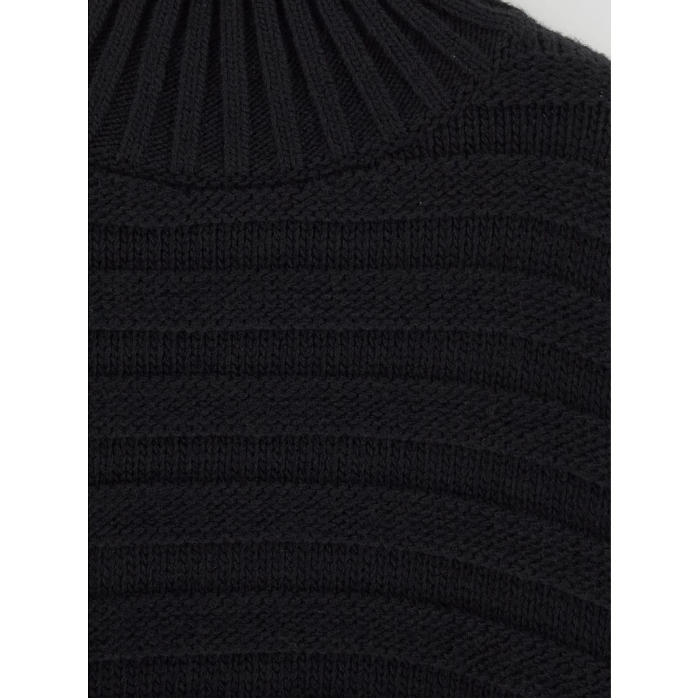 MM6 Maison Margiela Gezellige Turtleneck Gebreid Black Heren