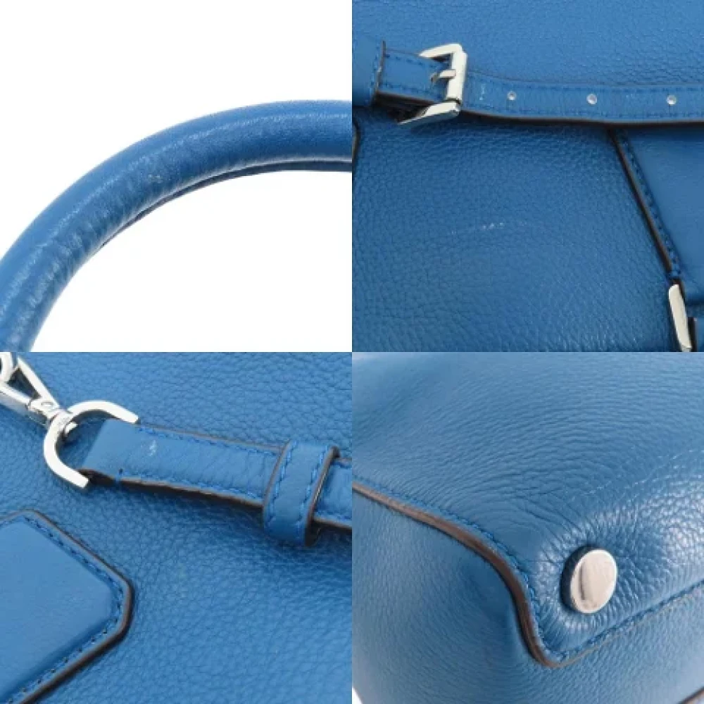 Michael Kors Pre-owned Leather handbags Blue Dames