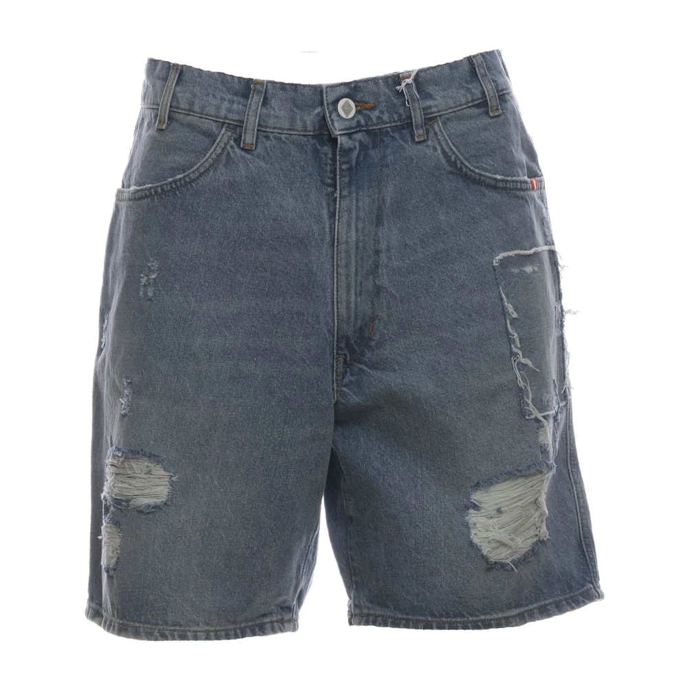 Amish Blue Vintage Lover - Male - Denim Shorts - W30 - Shorts
