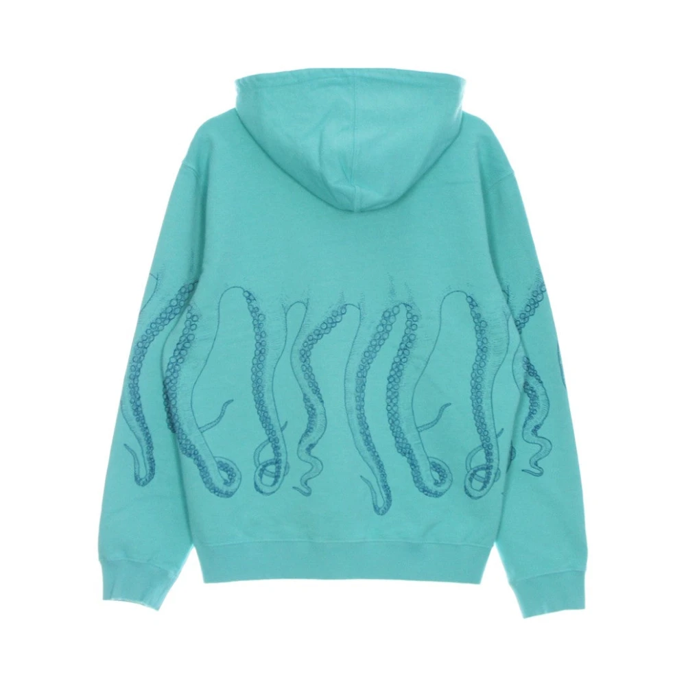 Octopus Aquamarine Hoodie Lichtgewicht Tracksuit Blue Heren