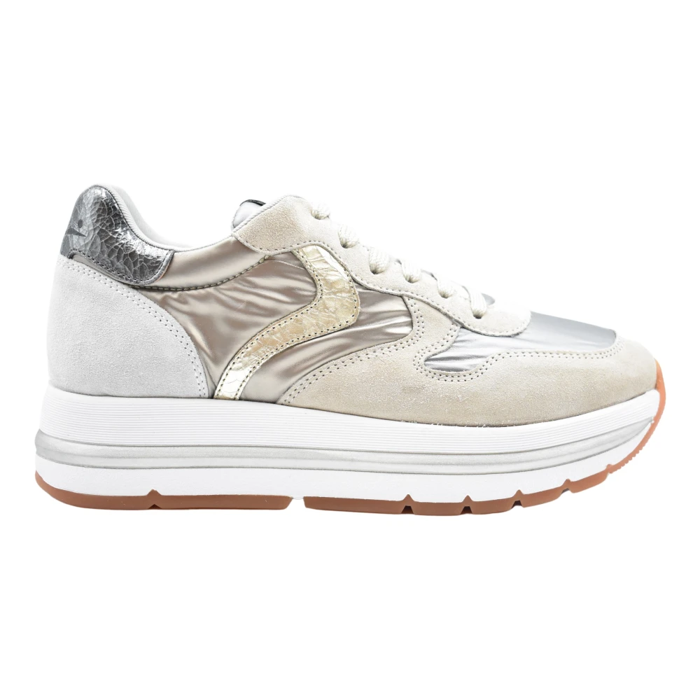 Voile blanche Beige Platinum Veterschoenen voor Dames Beige Dames