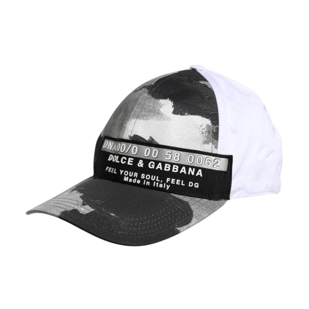 Dolce & Gabbana Men's Camouflage Baseball Cap With Logo Details
