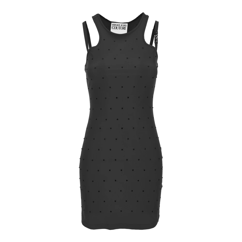 Versace Jeans Couture Stijlvolle Sweaters Collectie Black Dames