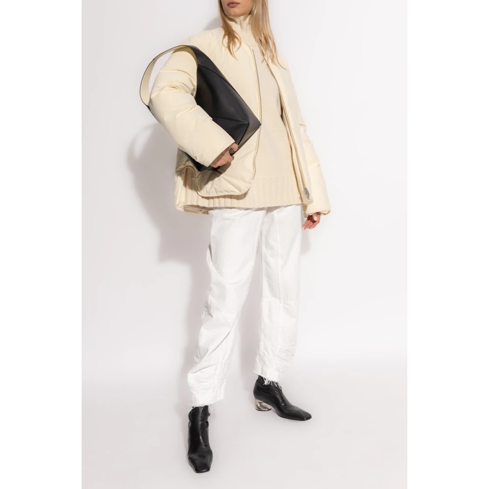 Jil Sander Oversized coltrui Beige Dames