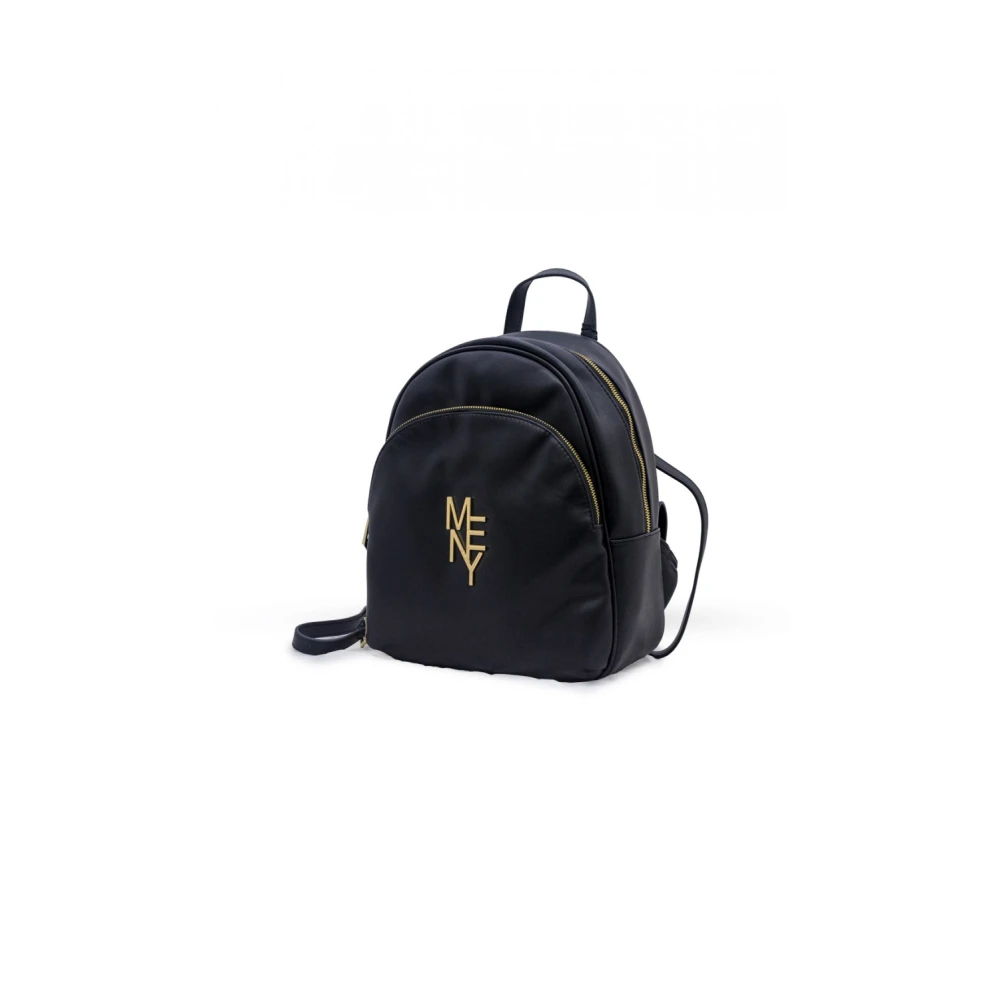 Marc Ellis Zwarte en Gouden Rugzak Dakota NY Black Dames