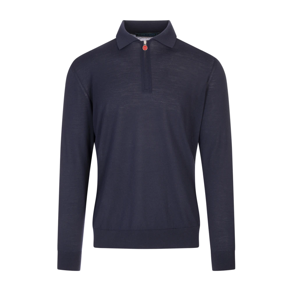 Kiton - Tops > Polo Shirts - Blue - Kiton - Modalova
