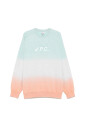sweatshirt-a-col-rond-vert-menthe-a-motif-tie-dye
