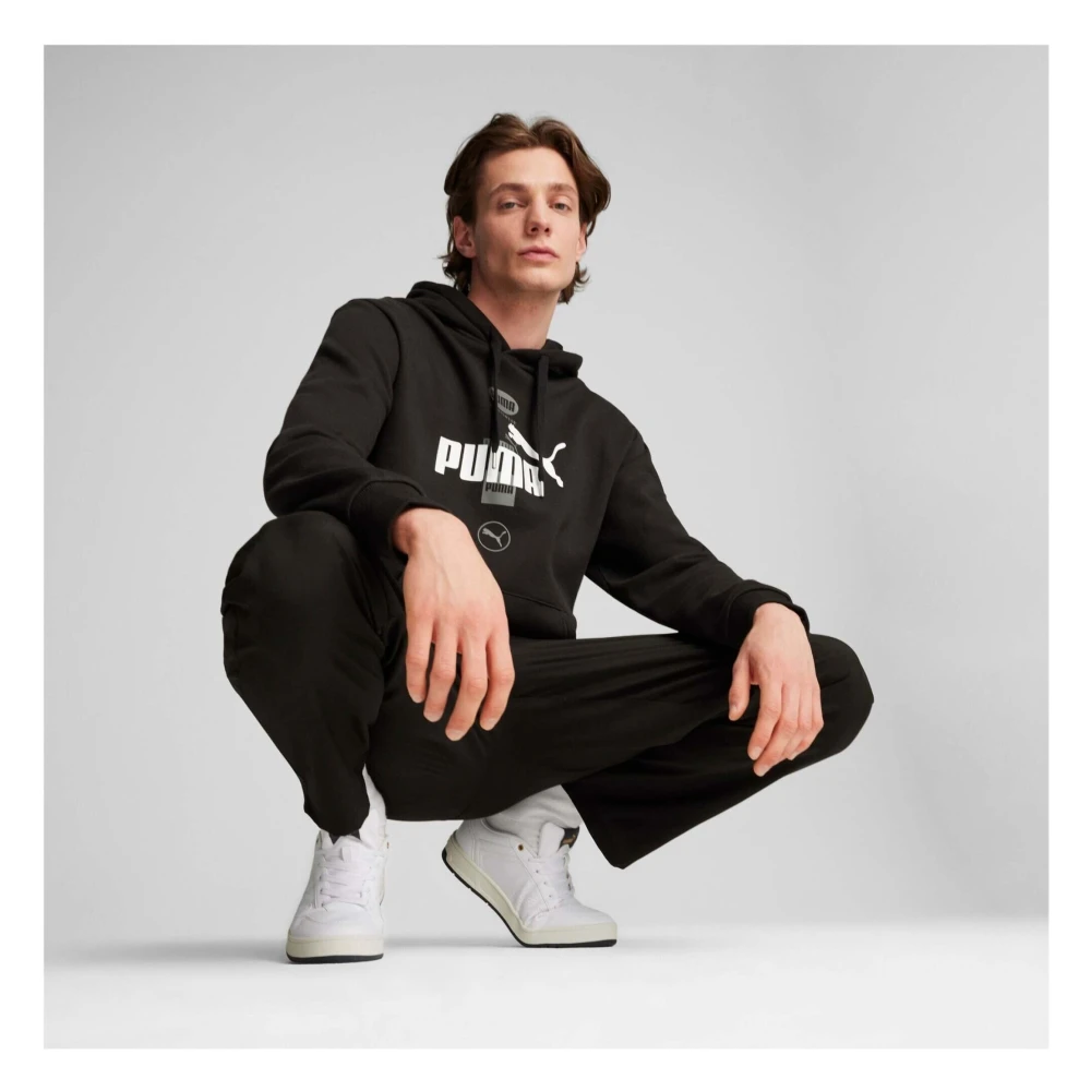 Puma Power Graphic H Hoodie Black Heren