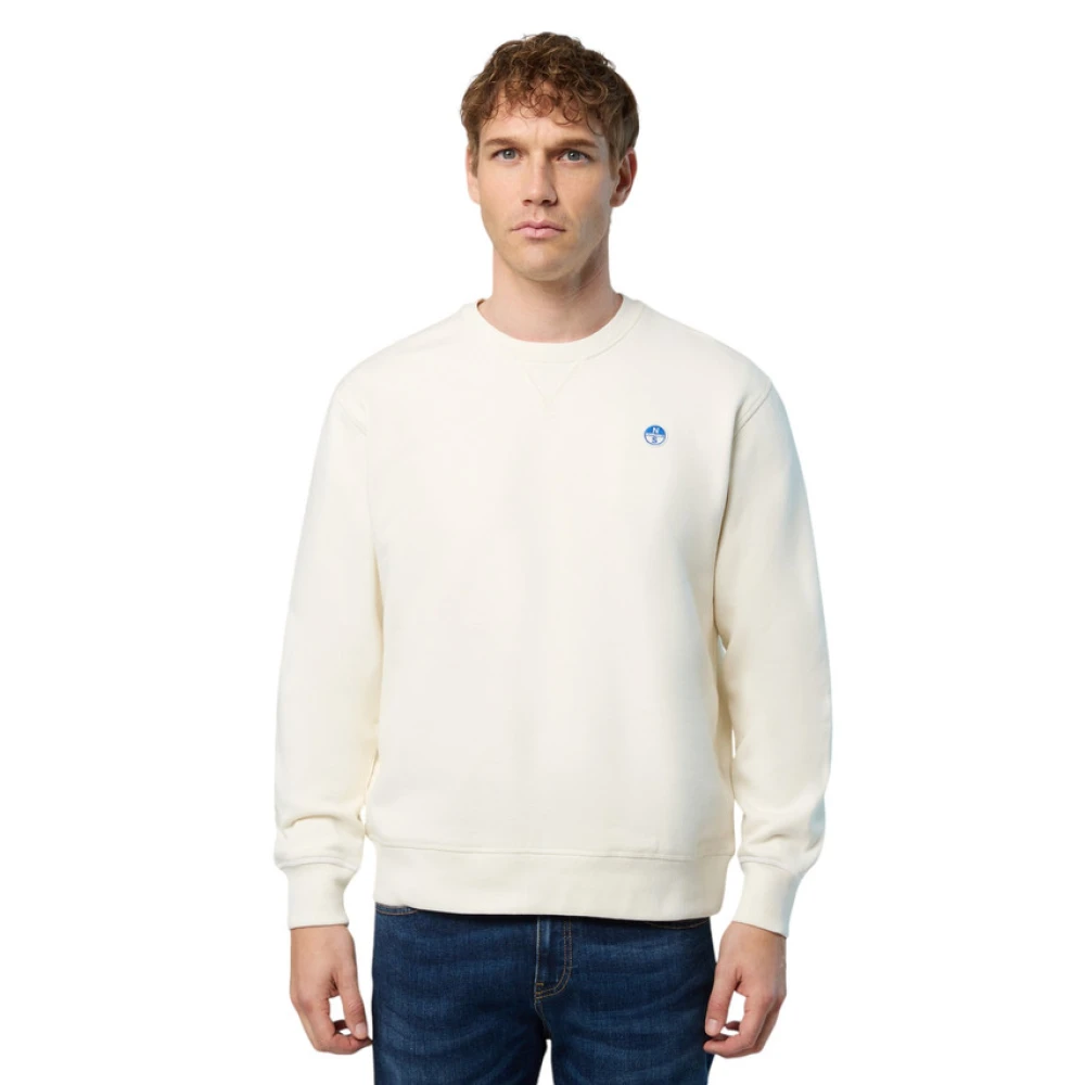North Sails Crewneck Sweatshirt Beige Heren
