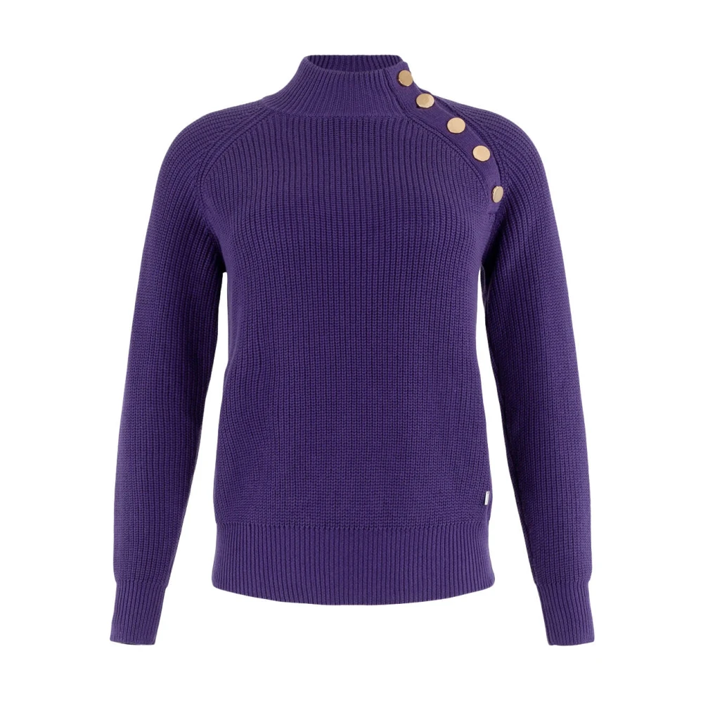 Anna Van Toor Stijlvolle Pullover Sweater Purple Dames