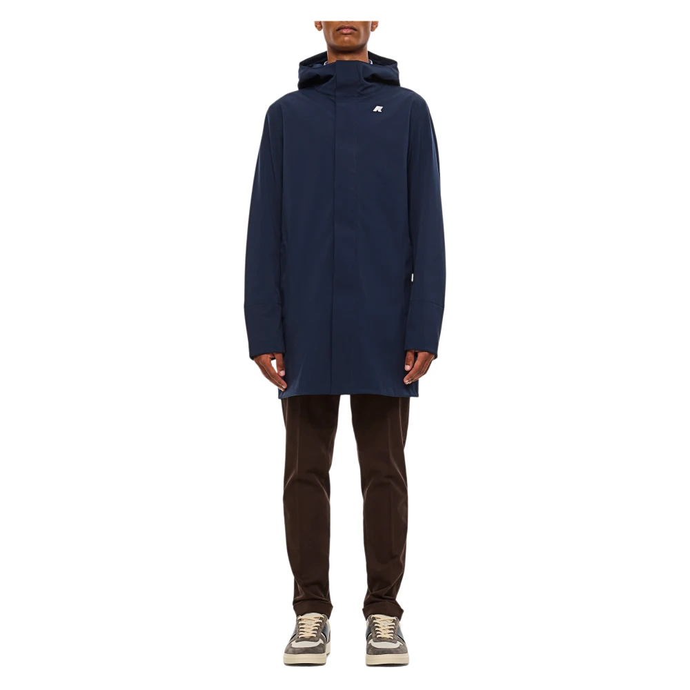 K-Way Uomo Blu Cappotti, 3XL, New,