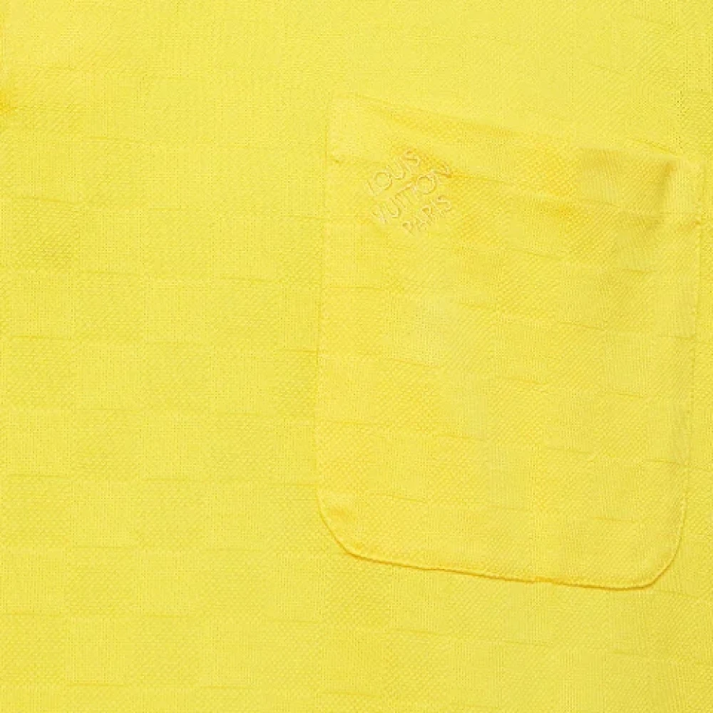 Louis Vuitton Vintage Pre-owned Cotton tops Yellow Heren