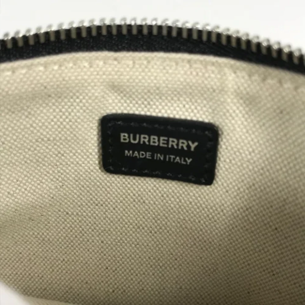 Burberry Vintage Pre-owned Canvas wallets Black Dames