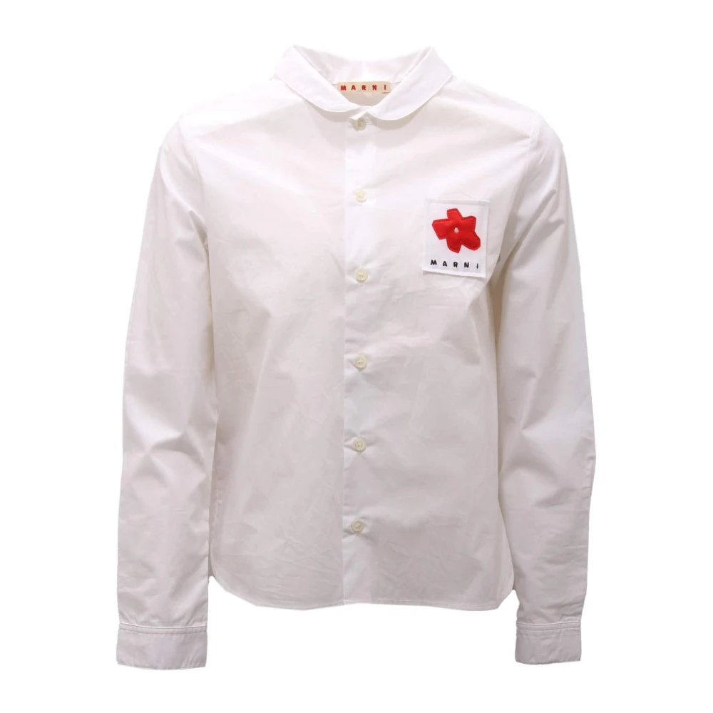 Marni Girls White Kids Shirts, 12 Y, Mc74f Shirt