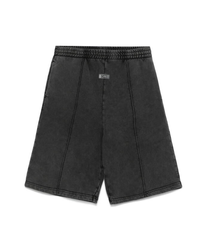 shorts-gris-fonce-a-taille-elastique