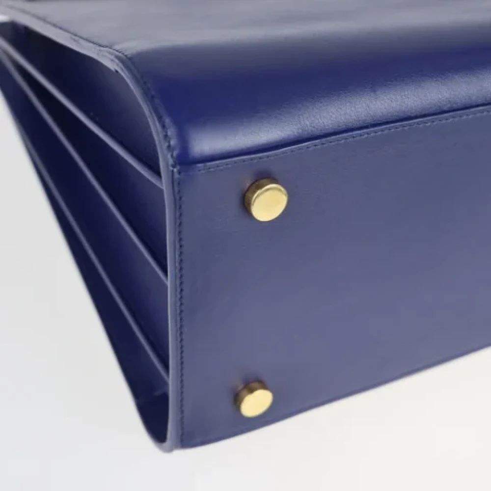 Yves Saint Laurent Vintage Pre-owned Fabric handbags Blue Dames