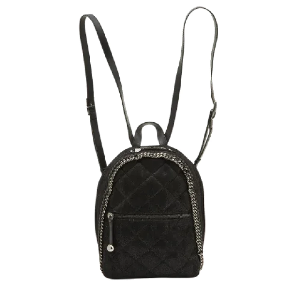 Stella McCartney Pre-owned Suede backpacks Black Dames