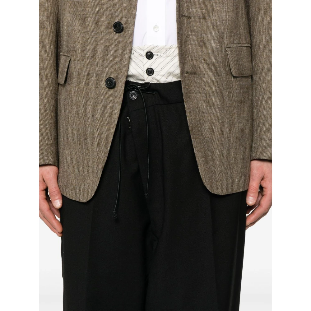 Maison Margiela Zwarte Broek met Stijl Black Heren