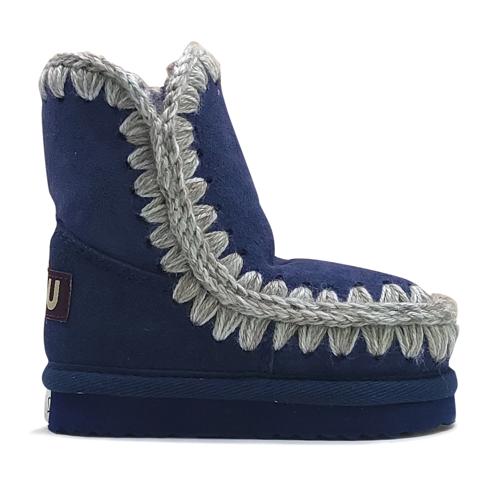 Mou Girls Blue Eskimo Ankle Boot - Kids Boots - 29 Eu - Kids
