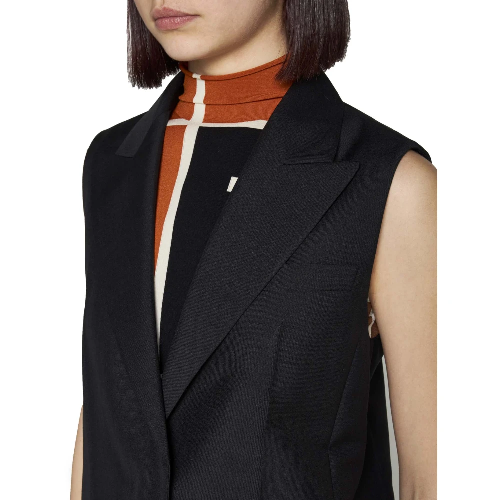 Fendi Zwarte Top Elegante Stijl Black Dames