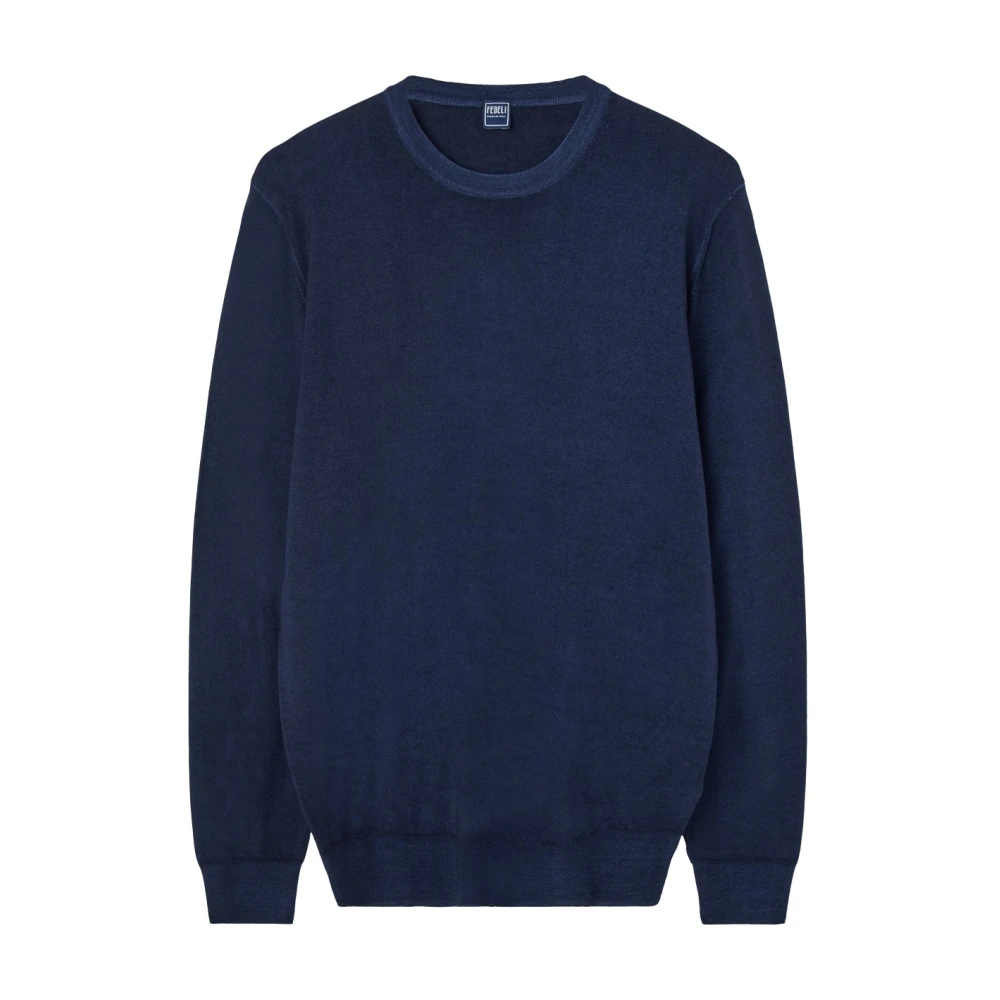 Knitwear > Round-neck Knitwear - - Fedeli - Modalova