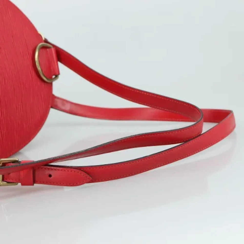 Louis Vuitton Vintage Pre-owned Leather backpacks Red Dames