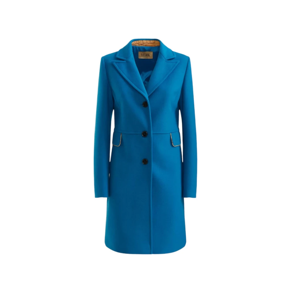 Alviero Martini 1a Classe Stijlvolle Jas voor Mannen en Vrouwen Blue Dames