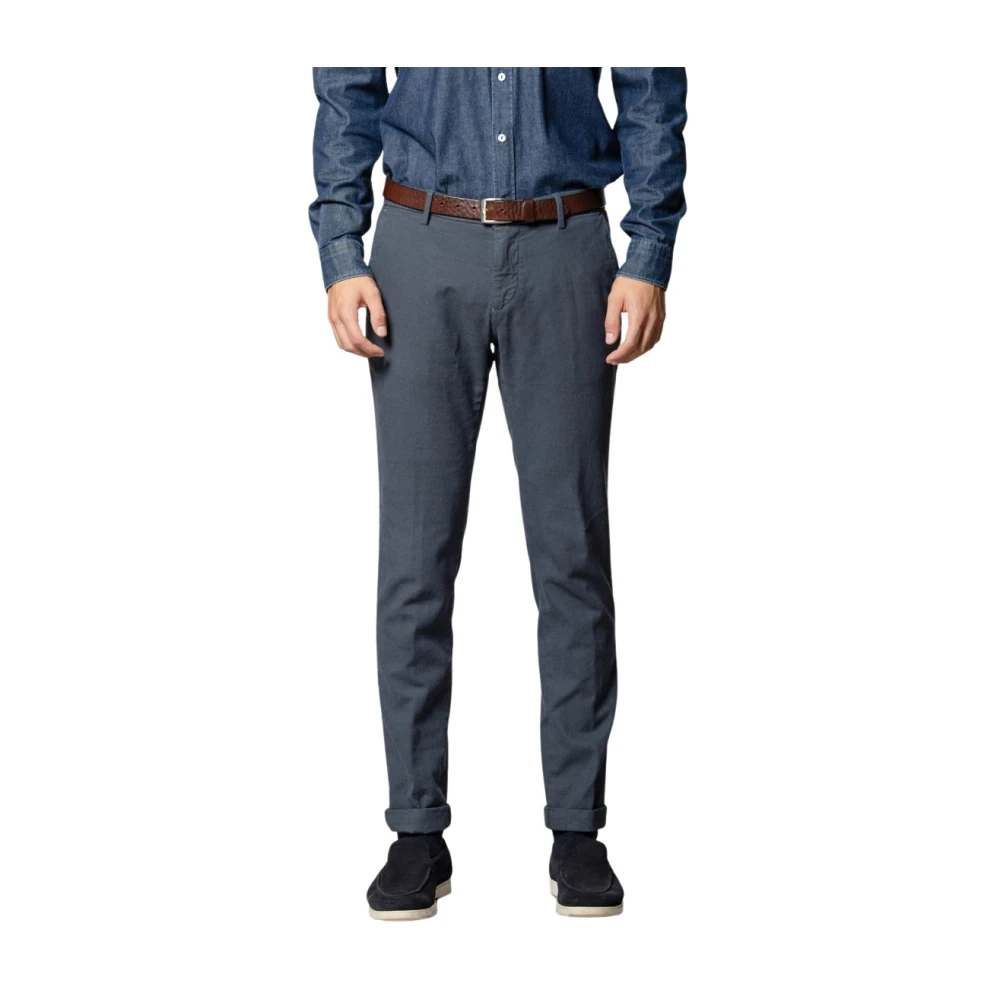 Mason's Men's Gray Milano Chino Trousers - Chinos - Xl - Trousers