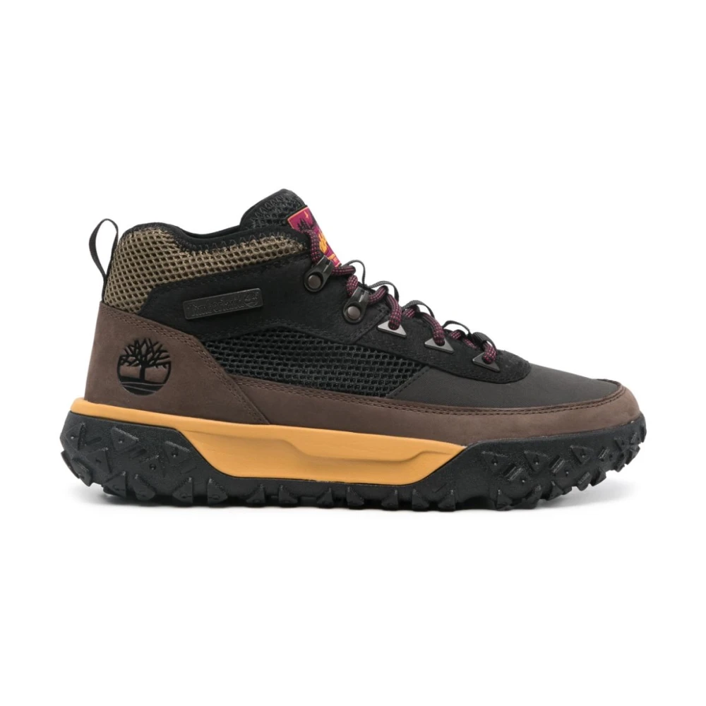 Timberland Zwarte Sneakers van Nubuck Leer Multicolor Heren
