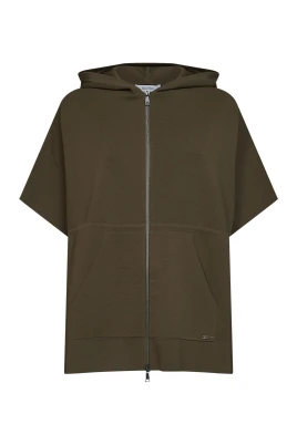 Milano-stickad Zip Hoodie