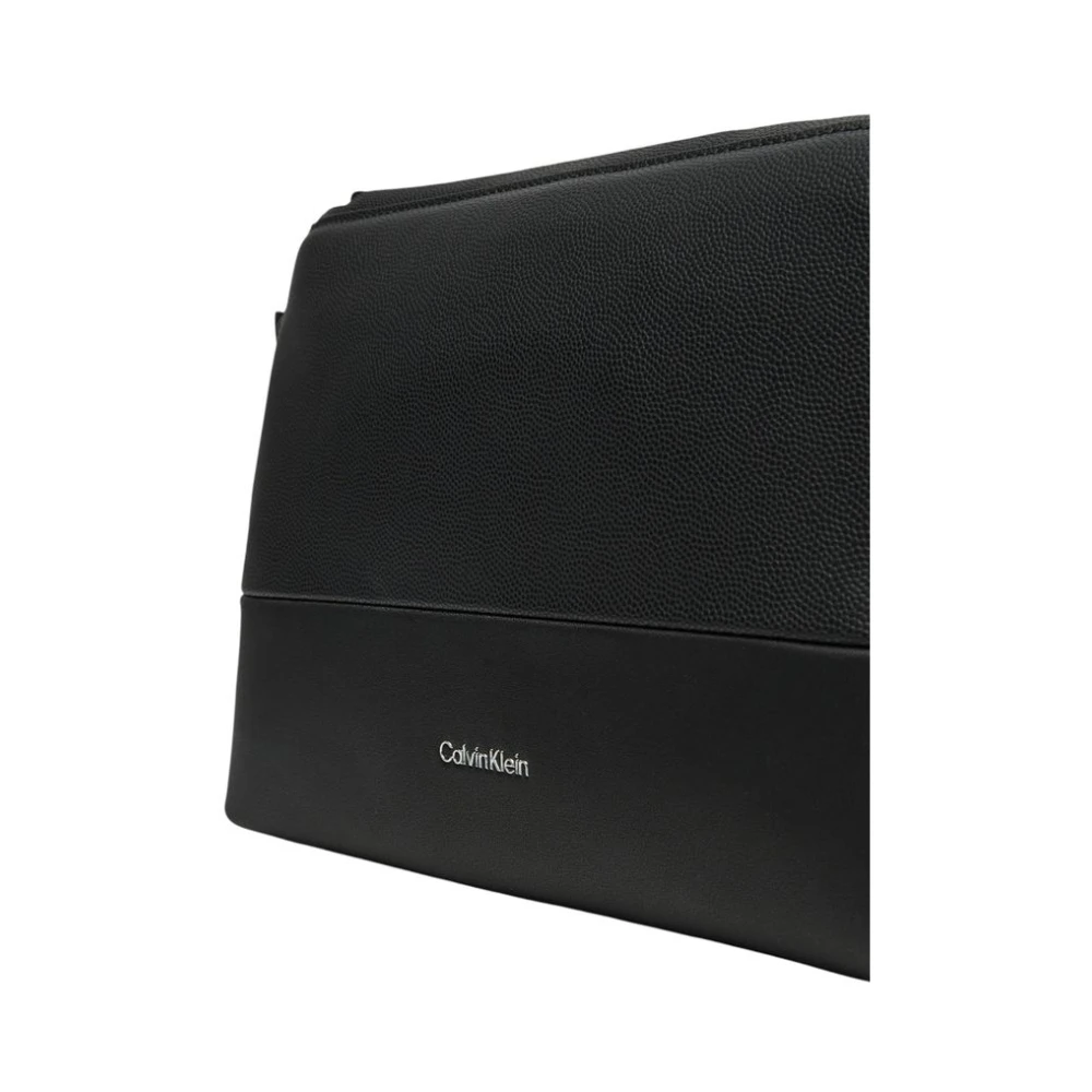 Calvin Klein Zwart gerecycled polyester reisset Black Heren