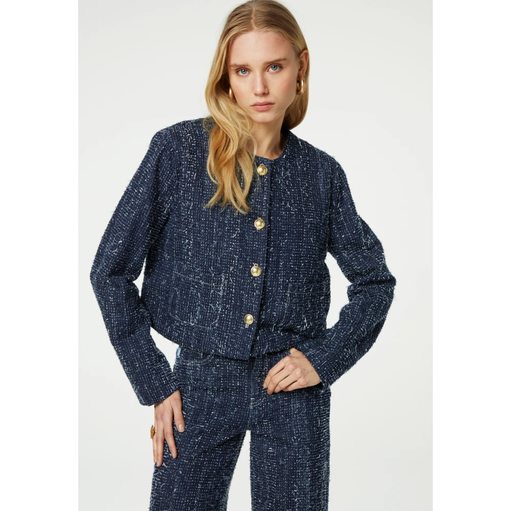 Fabienne Chapot Davis Denim Blazer Blue Dames