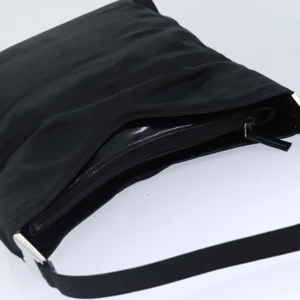 Prada Vintage Pre-owned Satin prada-bags Gray Dames