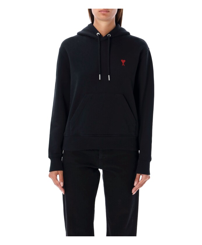 pull-en-tricot-noir-a-capuche-aw24