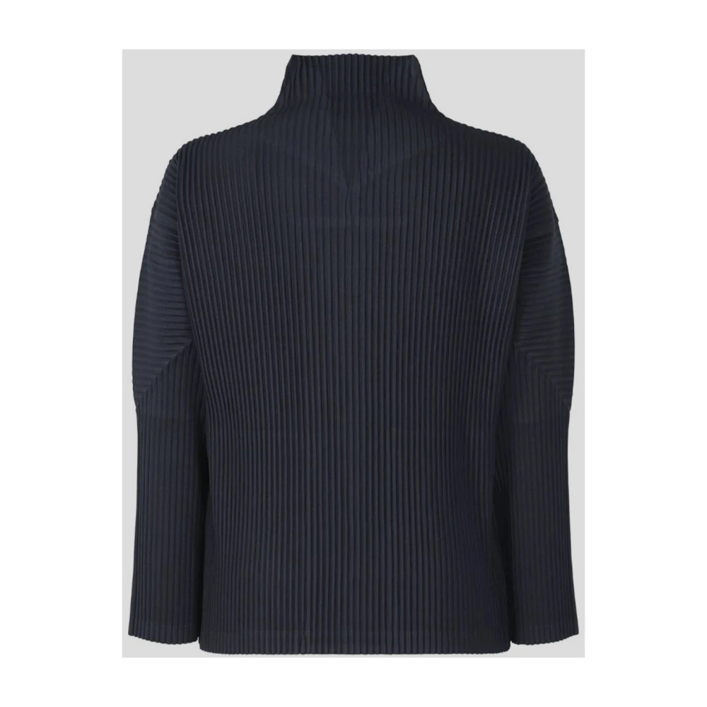 Issey Miyake Stijlvolle Herenjas Kleding Blue Heren