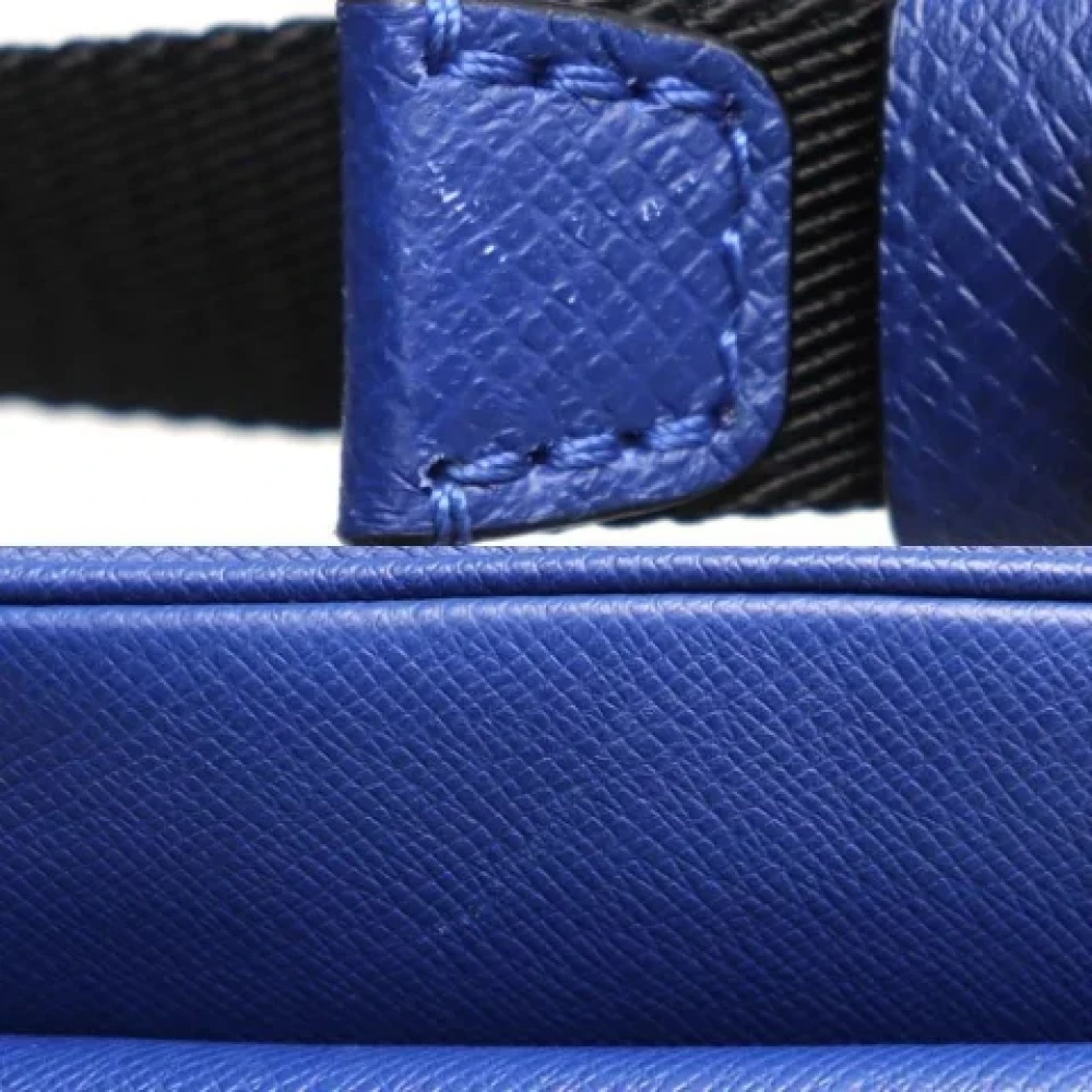 Louis Vuitton Vintage Pre-owned Leather louis-vuitton-bags Blue Heren