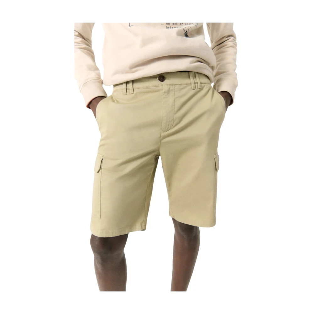 Ecoalf Beige Organische Katoenen Zomershort Beige Heren