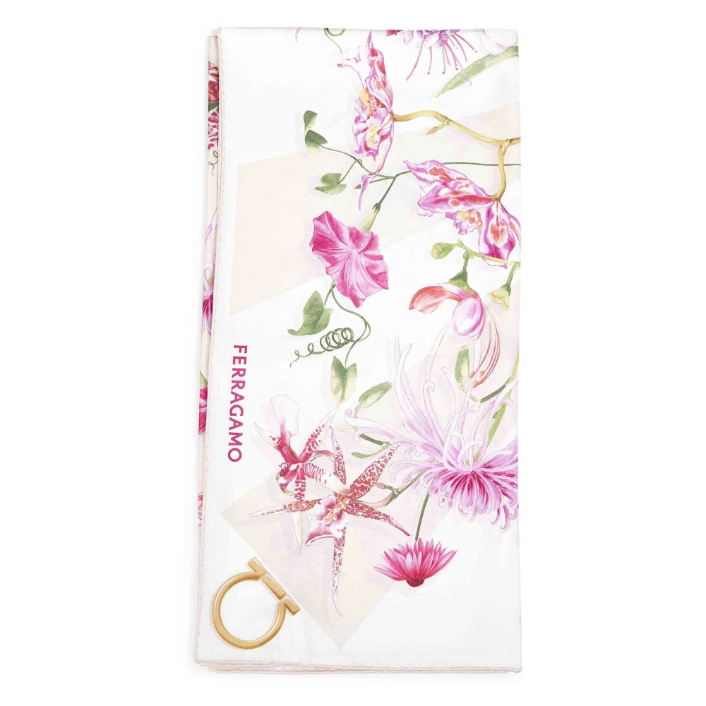 Ferragamo Women's Multicolor Square Silk Scarf - Silk Scarves - One Size - Accessories