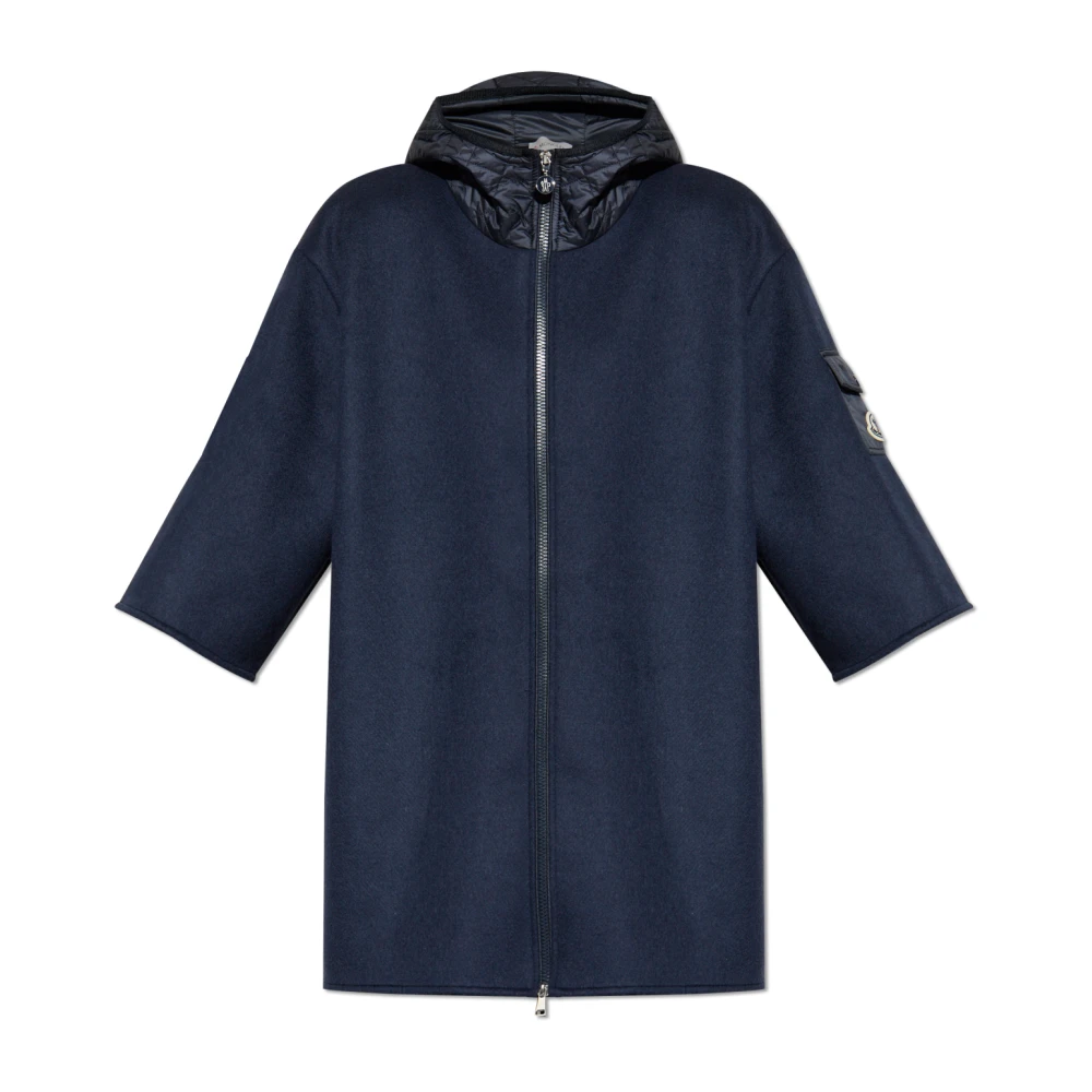 Moncler - Jackets > Capes - Blue - Moncler - Modalova