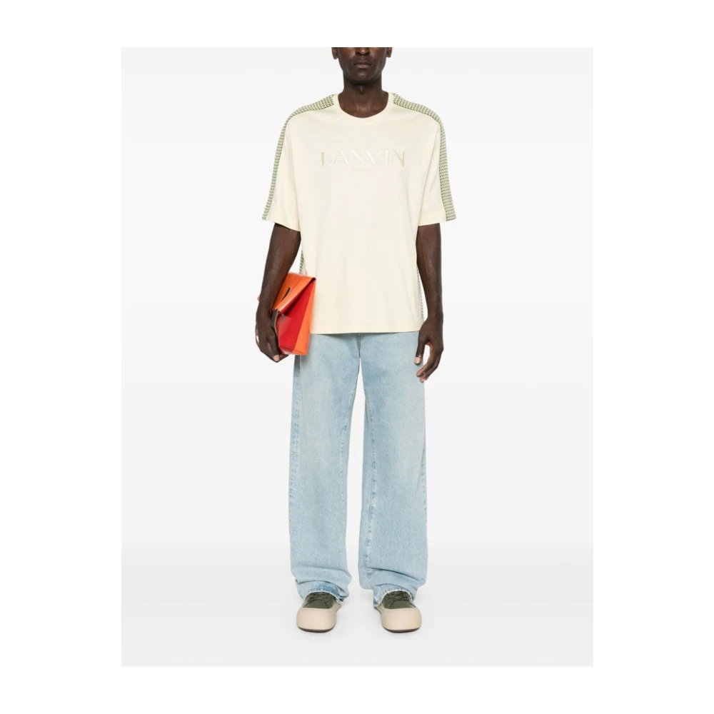 Lanvin Stijlvolle T-shirts en Polos Beige Heren