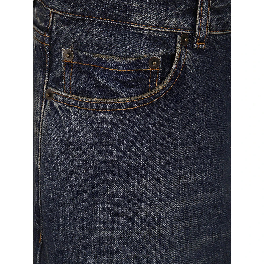Haikure Intense Blue Wide Leg Jeans Blue Dames