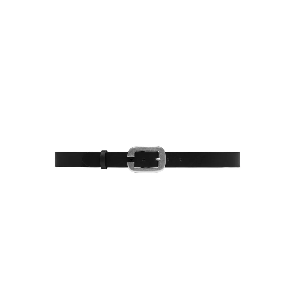Depeche Eenvoudige Zwarte Riem 15666 Black Dames