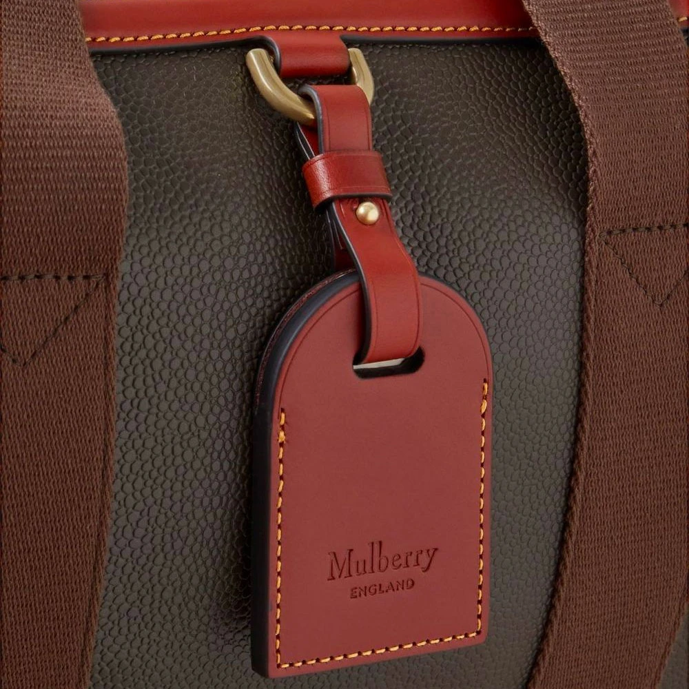 Mulberry Heritage Day Clipper Mole & Cognac Leren Tas Multicolor Unisex