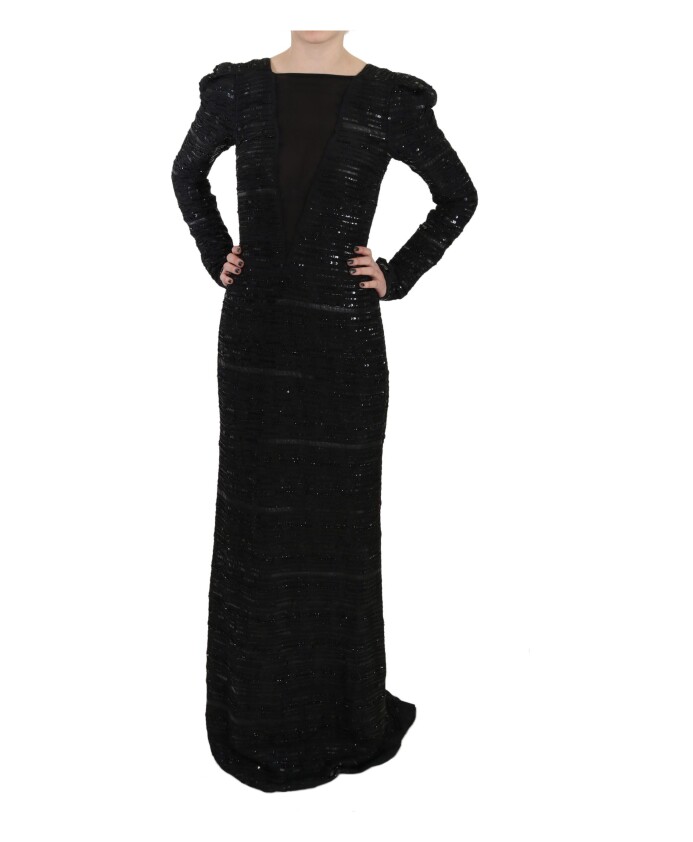 robe-maxi-fourreau-en-soie-noire-avec-sequins